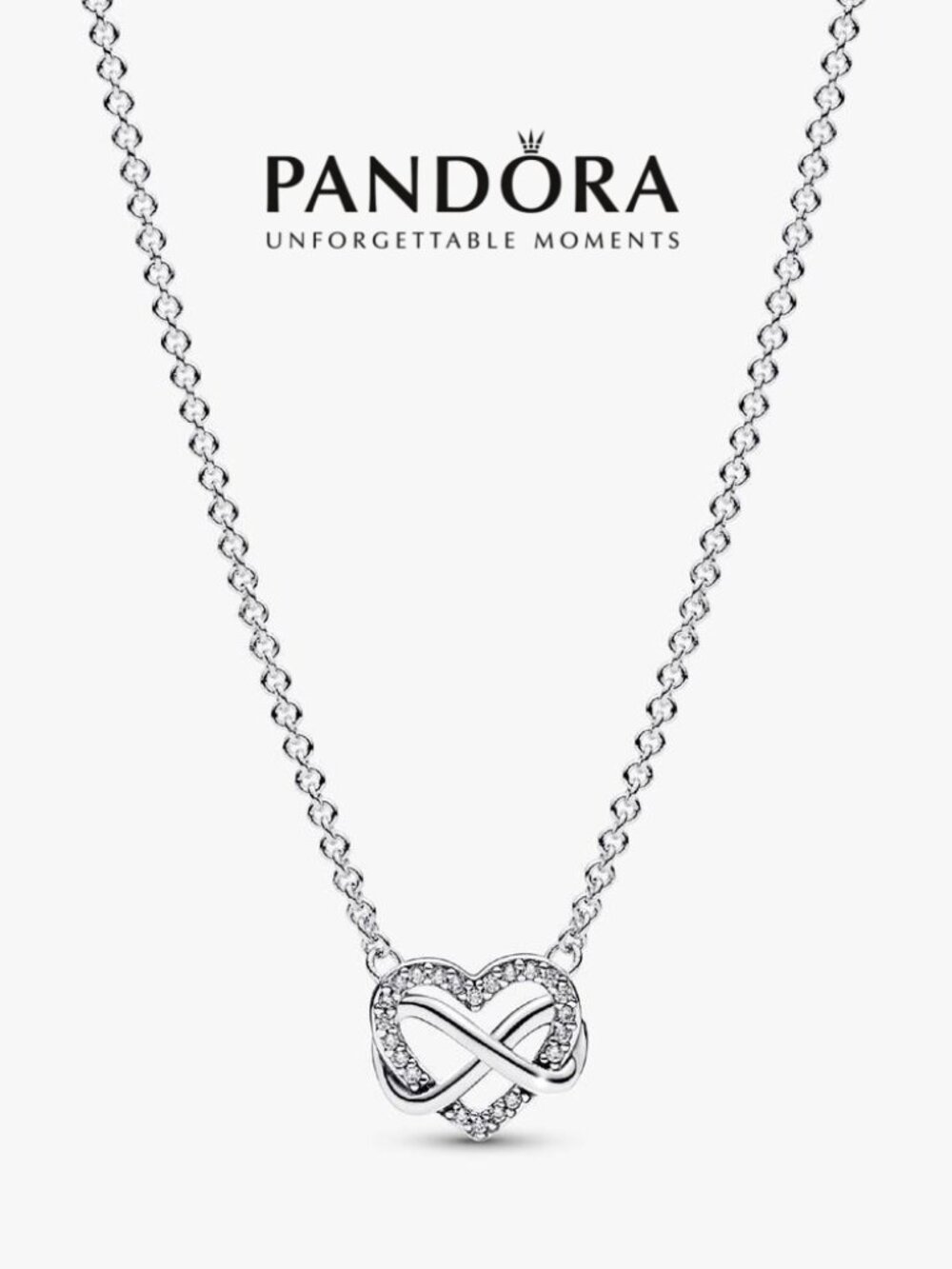 Pandora Sparkling Infinity Heart Collier Necklace